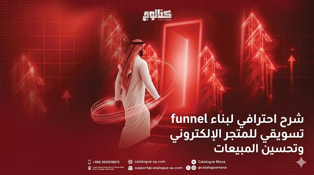 بناء funnel تسويقي للمتجر الإلكتروني لزيادة المبيعات وتحويل الزوار إلى عملاء